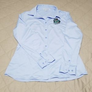 Zeta Tau Alpha crest button down